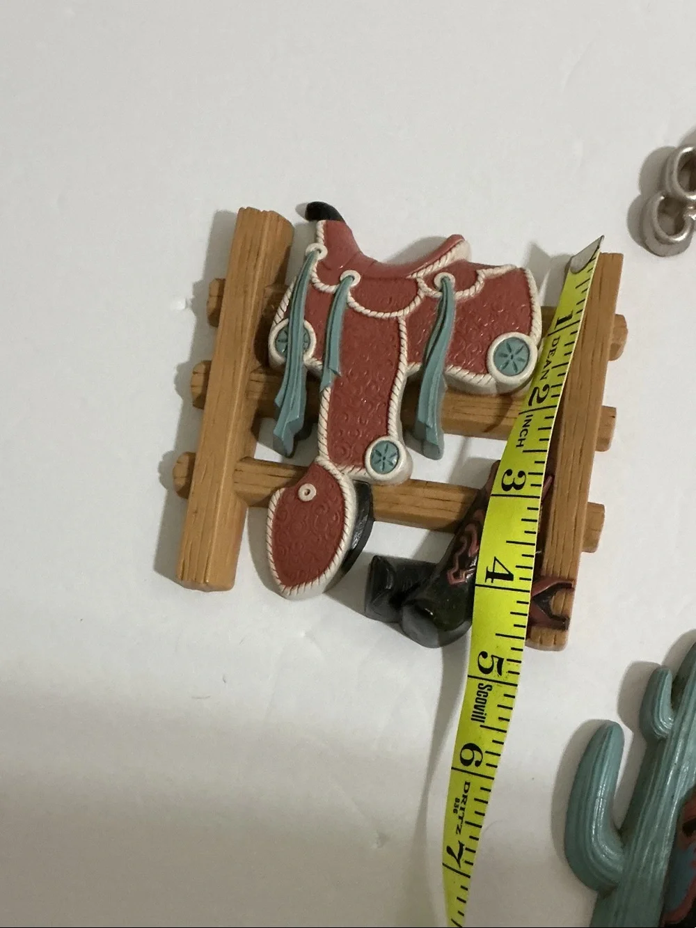 Southwestern Decorative Magnet Set in Teal, Tan, Rust, Cream